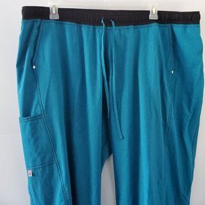 3XL Never Worn Scrubstar Turquois premium Scrubwear Drawstring Pants